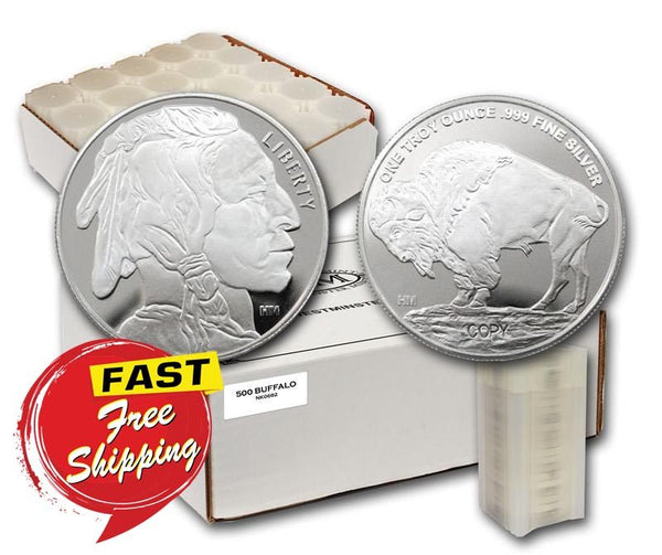 Silver Bullion Rounds Monster Box 500 coins - Westminster Mint