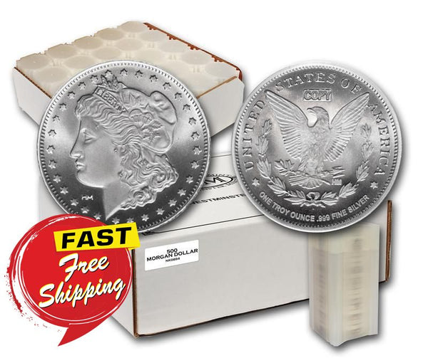 Silver Monster Box 500 coins ( Morgan Dollar Design) - Westminster Mint