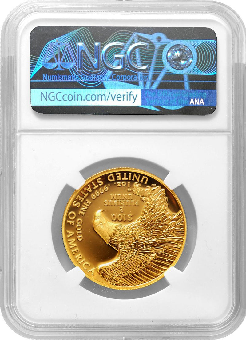 2019 W $100 American Liberty High Relief NGC SP70 WestPoint Mint Hoard John Mercanti Signature - Westminster Mint