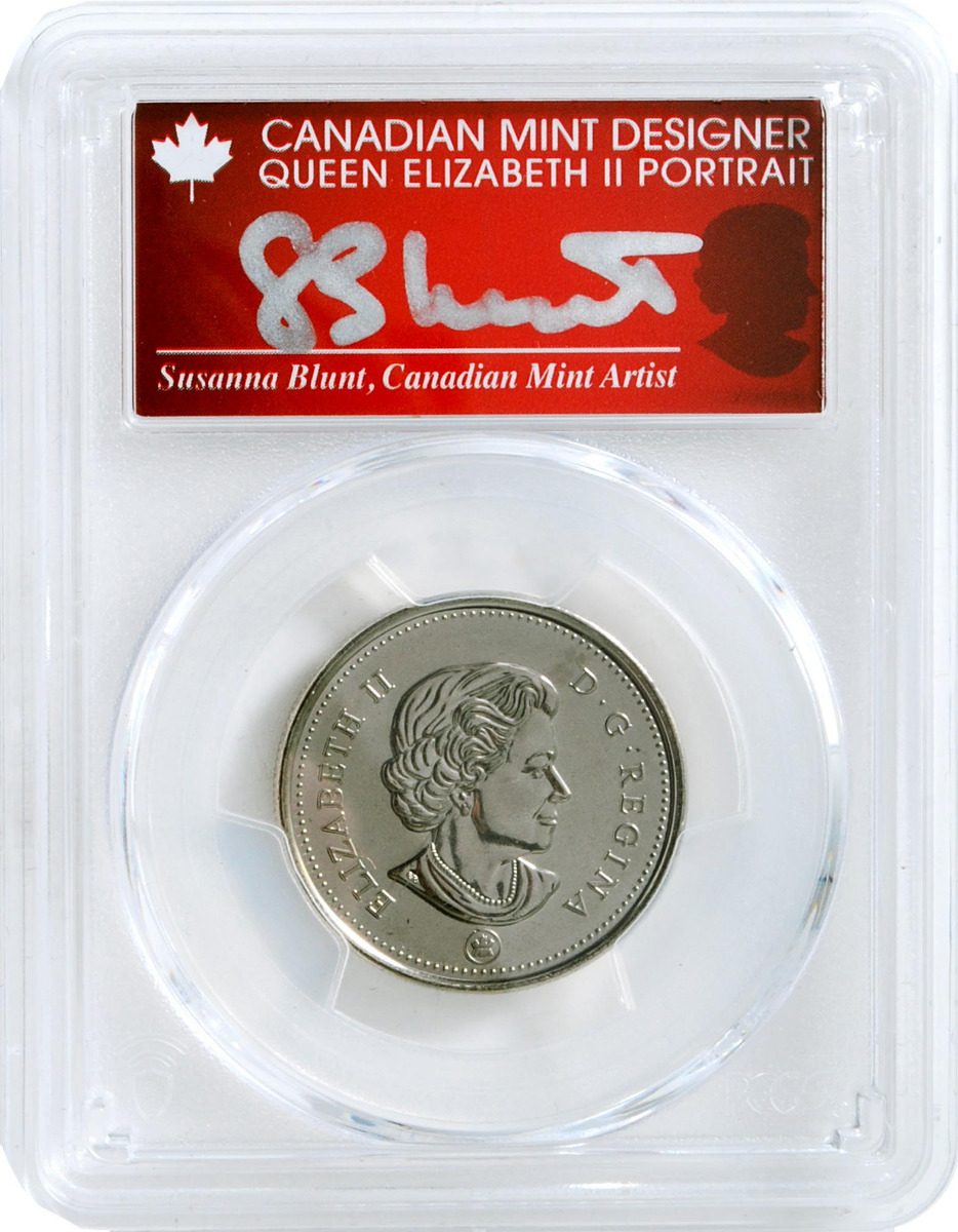 2022 50 Cent MS67 Signed By Susanna Blunt. Rare!