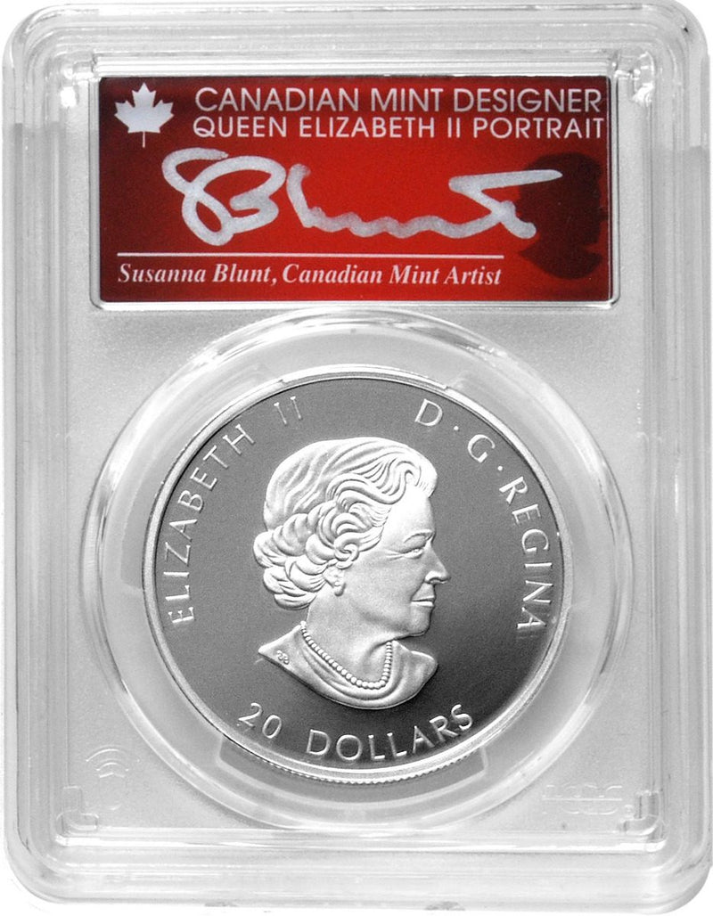 2022 $20 Cedar Waxwing PR70 Hand Signed by Susanna Blunt - Westminster Mint