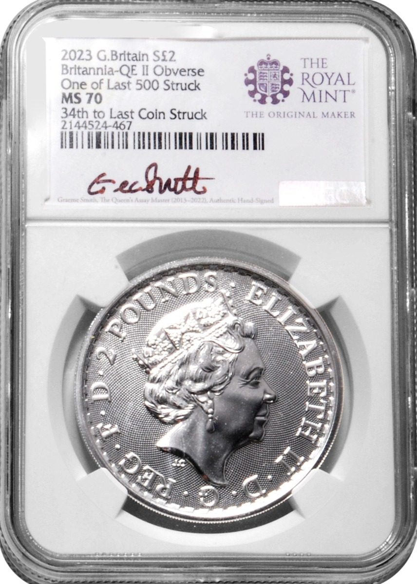 2022 Royal Succession Queen Elizabeth II 5- PC SET NGC MS70 w/Assay Master Signatures - Westminster Mint