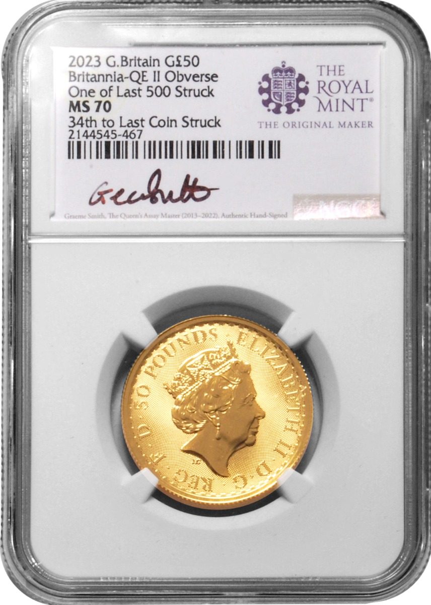 2022 Royal Succession Queen Elizabeth II 5- PC SET NGC MS70 w/Assay Master Signatures - Westminster Mint