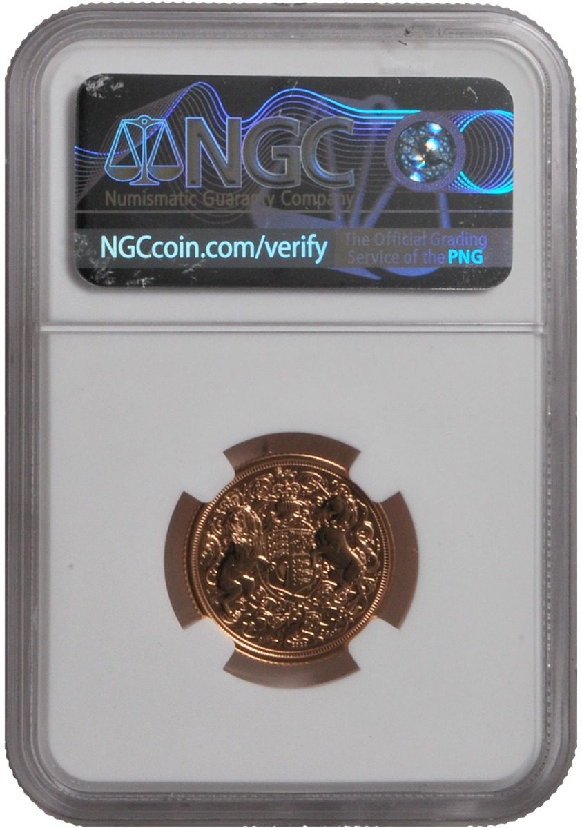 2022 2-pc Royal Succession Gold Sovereign Set MS70 DPL w/Assay master s signature - Westminster Mint