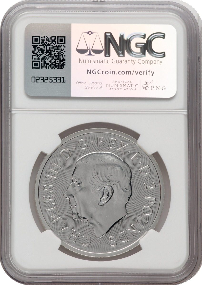 2024 £2 Britannia Liberty Silver NGC MS70 First Releases