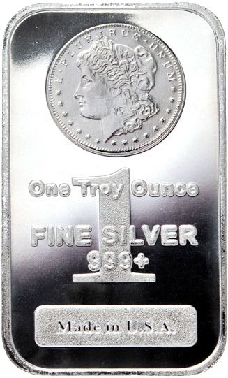 Silver Bullion Ingots 1oz - Morgan Dollar Design - Westminster Mint